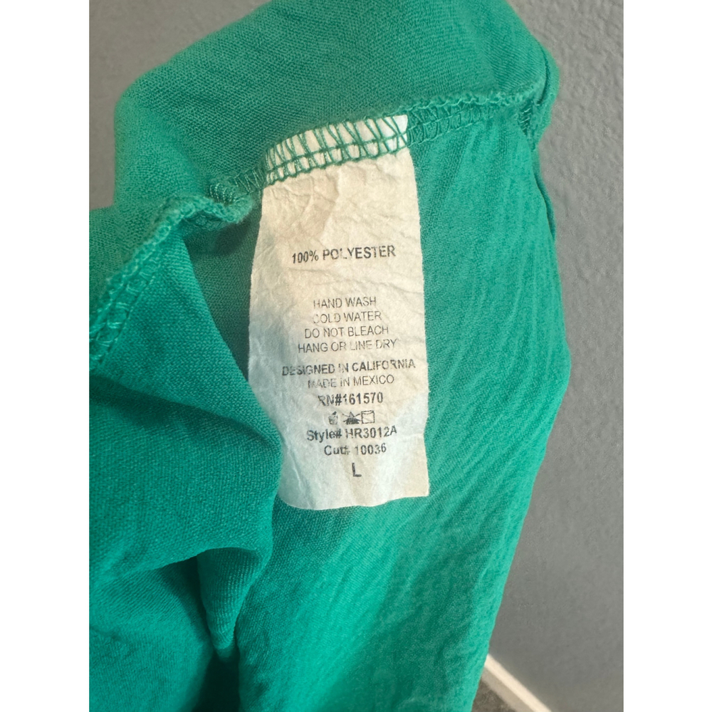 Haptics by Holly Harper Long Sleeve Romper in Green Size L - Picture 6 of 6